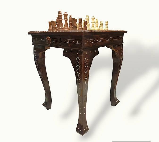 Natural Sheesham Wood Chess Table, Chess, Chess For Sale. 2