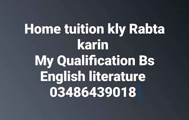 I'm muhammad Irfan my Qualification BS English literature03486439018 0