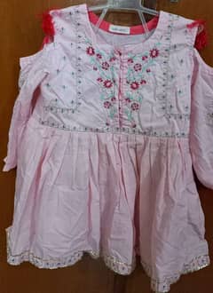 Minnie Minors short frock with shalwar for summers