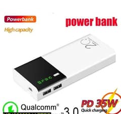 Portable 10000mAh Power Bank With Digital Display