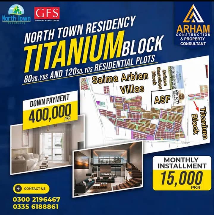 North Town Residency phase1 titanium block 0