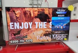 Haier QLED Android Smart LED 55 inch on installments O3OO-III-7270