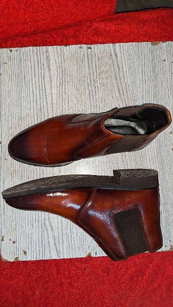 Hand made shoes pure leather 4