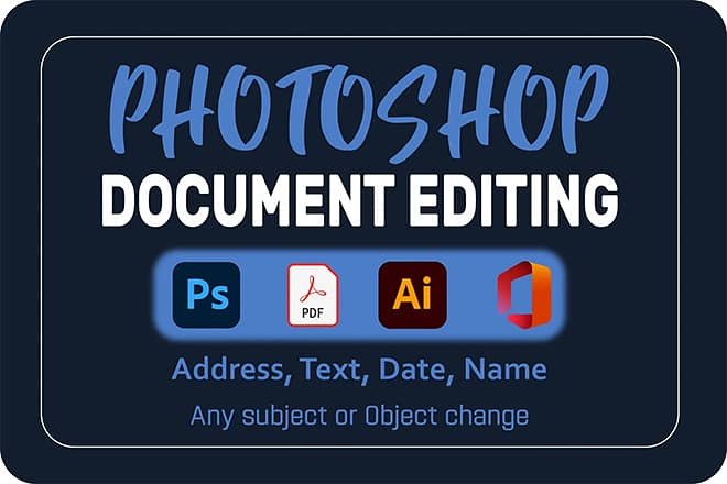 Graphic Design Edit PDF JPG screenshot scanned Photoshop Document Edit 2