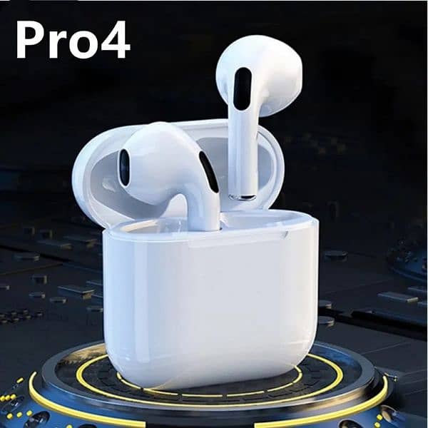 Pro 4 TWS Wireless Headphones Bluetooth-compatible 5.0Headset
with 2