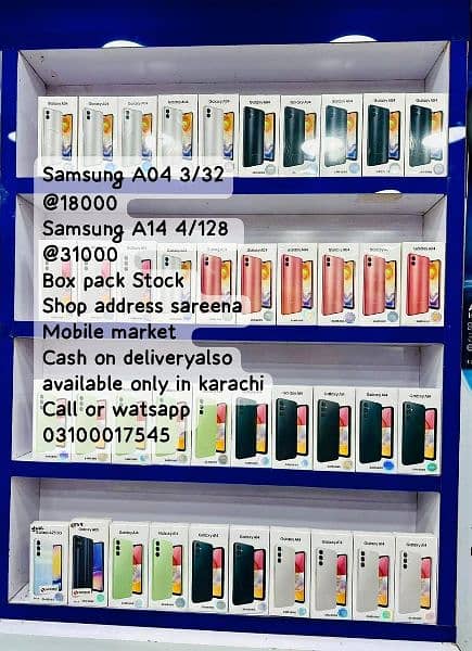 Samsung A04 3/32 & Samsung A14 Boxpack Stock and  COD also available 0
