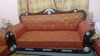 red poshish sofa set 0
