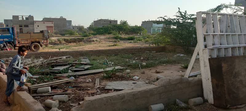 PLOT AVAILABLE FOR SALE 3 SIDE CORNER IN SHAH LATEEF TOWN 5