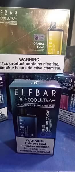 elfbar bc5000  quantity rechargeable 5