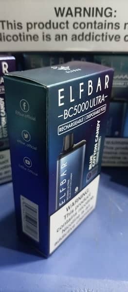 elfabar bc5000 puff rechargeable 2