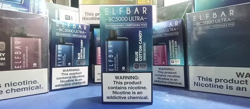 elfabar bc5000 puff rechargeable 5