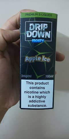 drip down apple ice vape/pod flavour
