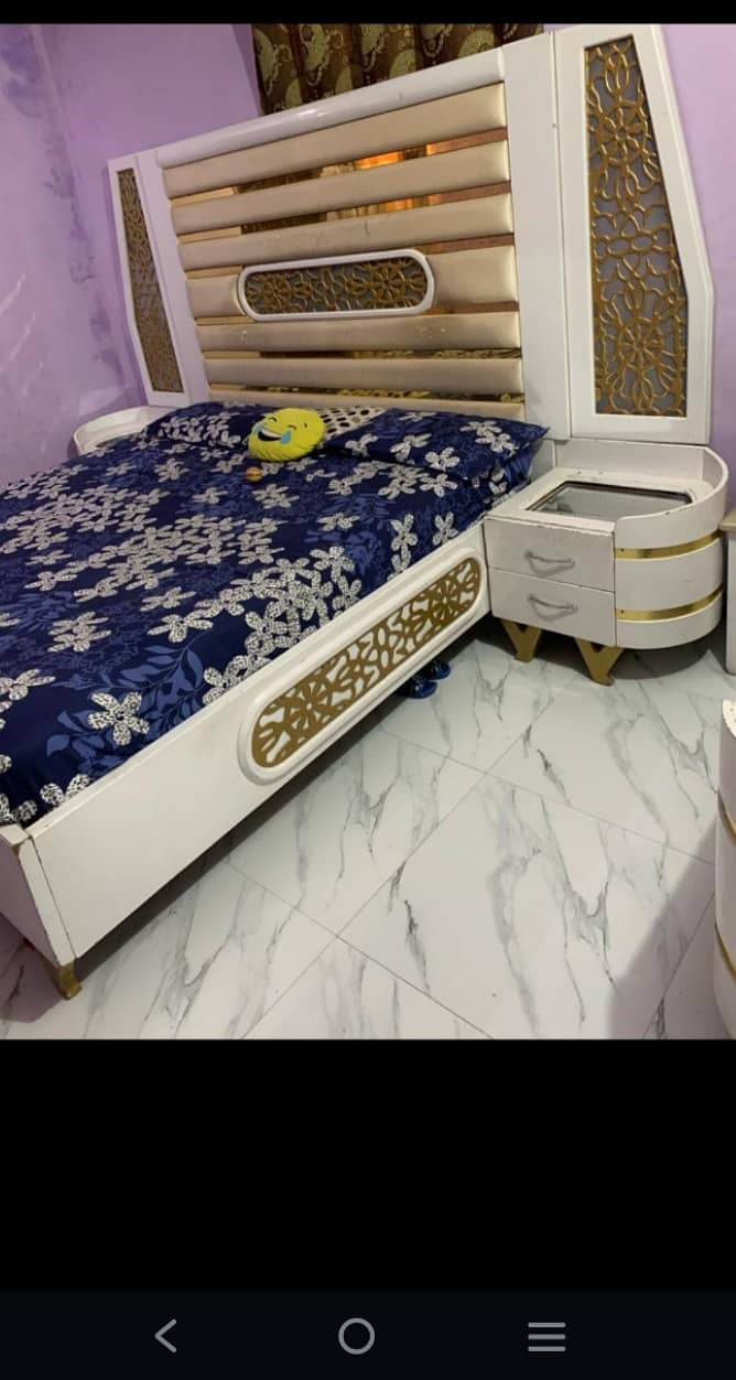 Lasani wood complete bedroom set 5