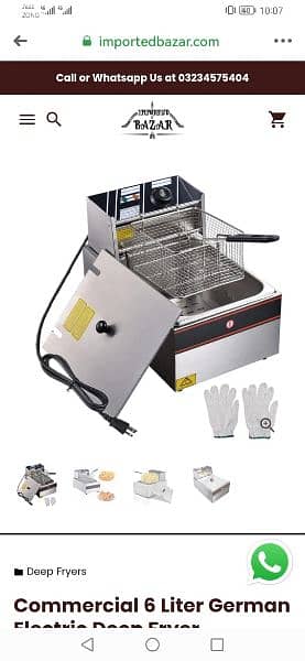 Commercial Electric 6L Deep Fryer Baking Oven Hoover etc Available