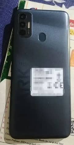 Tecno spark 7 with box and charger .
