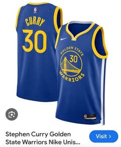 Stephen Curry Golden State Warriors Nike Authentic Jersey - Icon Editi 0