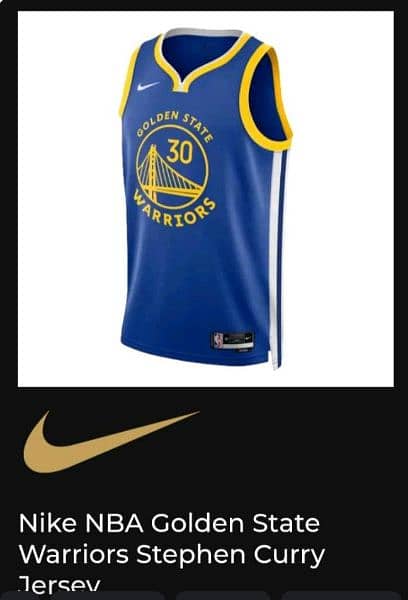 Stephen Curry Golden State Warriors Nike Authentic Jersey - Icon Editi 1