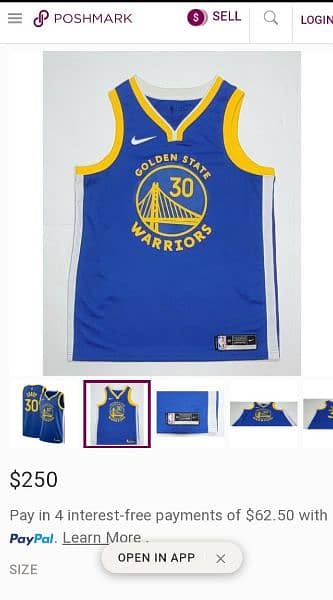 Stephen Curry Golden State Warriors Nike Authentic Jersey - Icon Editi 7