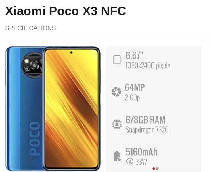 Xiaomi poco X3 03115326120 0