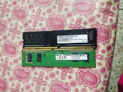 4+4 GB DDR4 RAMS FOR PC