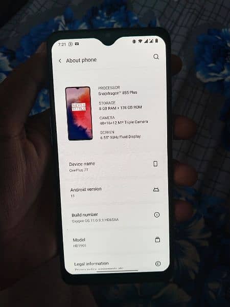 OnePlus 7T 8/128 Dual Sim PTA approved 7