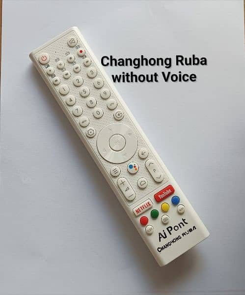 Changhong Ruba Remote Control smart Voice android with 4