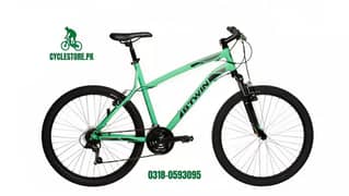 Btwin Rockrider 340 Green Mountain Bike 03180593095 0