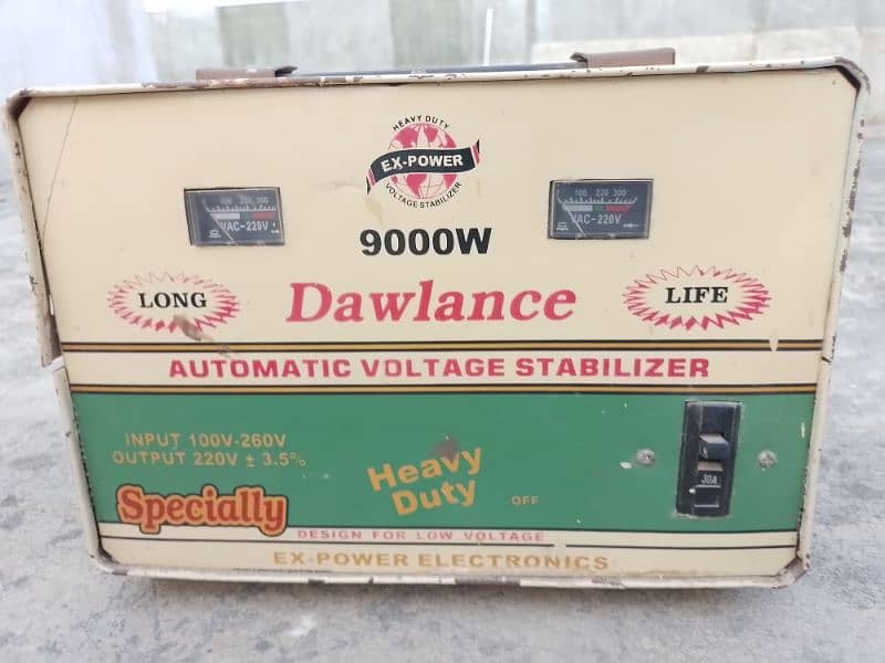 Dawlance Stabilizer 9000W Heavy Duty 0