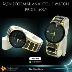 Men's formal and casual watches
