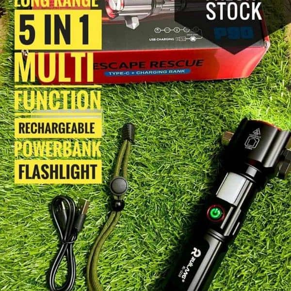 5 in 1 Rechargeable Flash Light 0