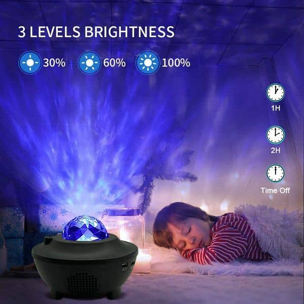 galaxy ocean wave light projector for room decore 1