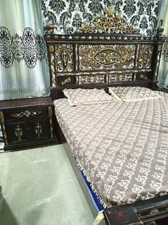 Chinioti Sheesham wood bed set 0