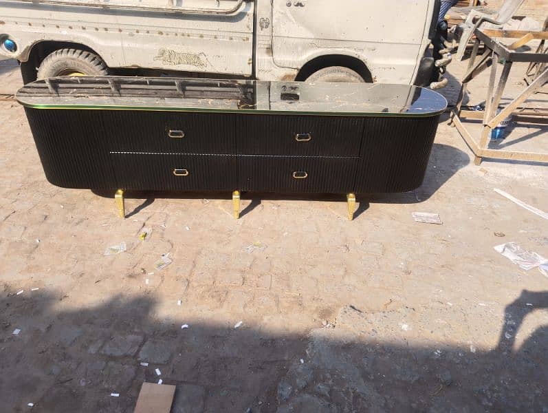 led rack console TV table 17