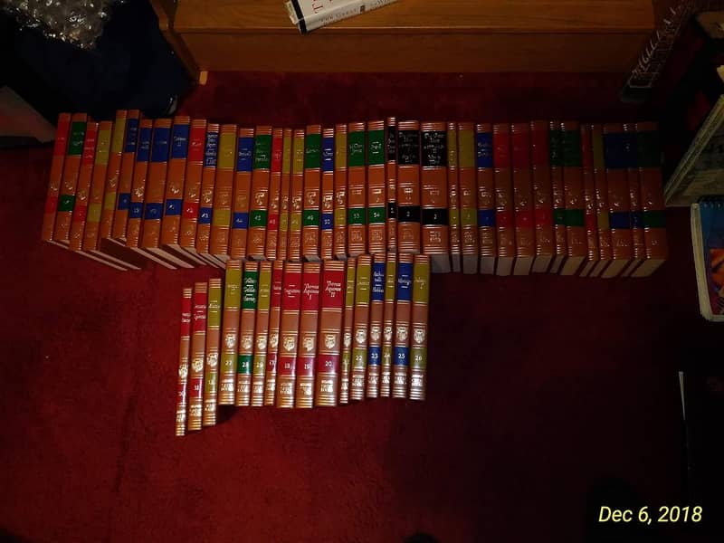 Great Books of the Western World - complete set is 54 volumes - 1954 2