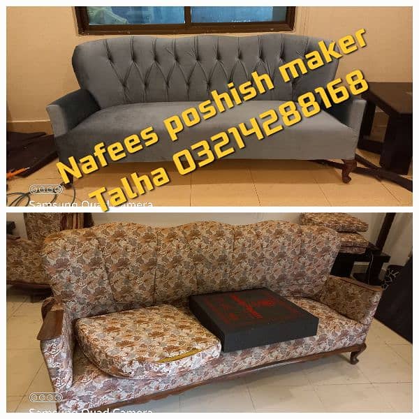 sofa+bed poshish and repairing at your home. 17