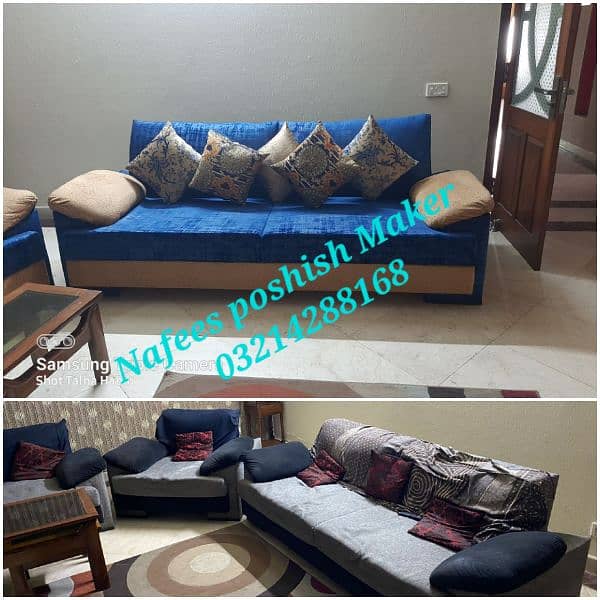 sofa+bed poshish and repairing at your home. 18