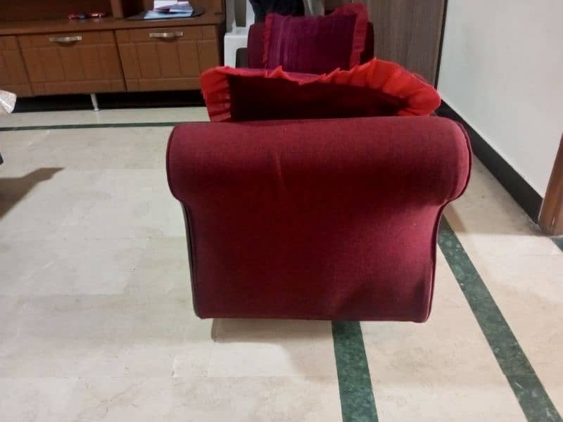 L Shaped Sofa Set, Dewan, Center table and A tv Trolly 2