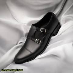 slo men Pirlo black leather formal shoes