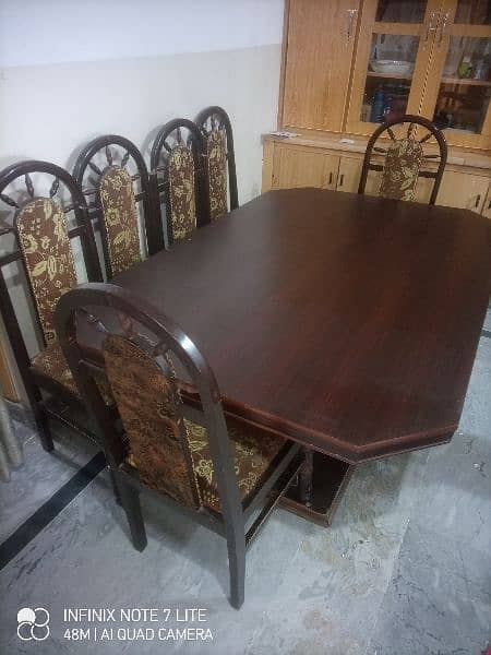 Dinning Table and 6 chairs 1