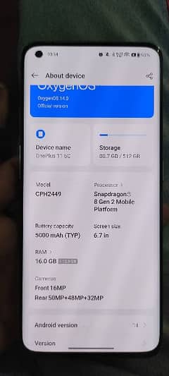 OnePlus 11 5G 16gb/512gb
