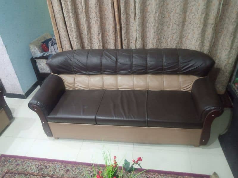 sofa set in brown color 1