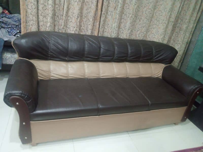 sofa set in brown color 3