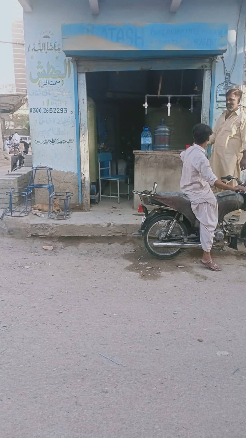 R. O Mineral Water Plant on main chowk in runing for sale 0