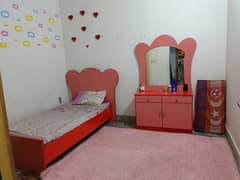 Beautiful bed and dressing is up for sale for girl's room 0