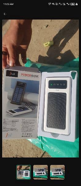 Solar Charger 1000mAh Outdoor Portable Power Bank Whatsapp:03096161729 10