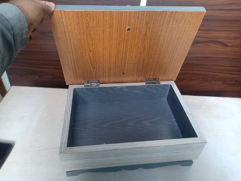 Quran Wooden Box with Quran Holder 5