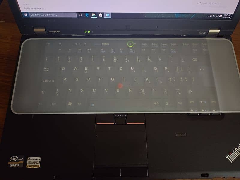 Lenovo ThinkPad Model W520 Core i 7  2nd Generation in good condition. 2