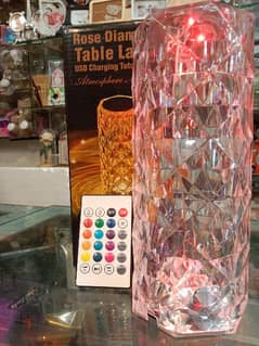 muttle lite lamp sencer lamp and remote control beautiful crystal lamp