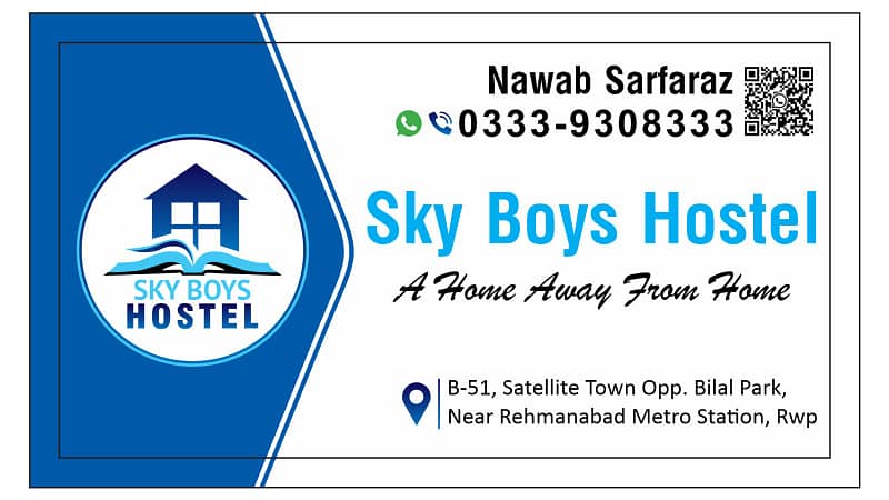 Sky Boys Hostel near Rehmanabad Metro station 14