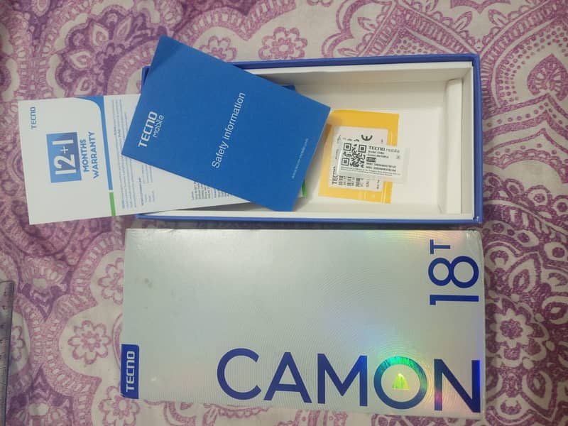 TECNO CAMON 18T in excellent condition with box and charger 6